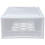 2 Pcs Plastic Storage Box Drawer Style Underwear Container White 1