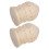 2 Piezas De Remates Para Postes De Y Barandillas, Madera 1