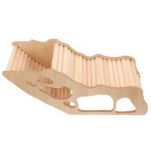 2Pcs Wooden Hamster Hideout Small Animal Hiding Cave Supplies