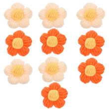 20 Pcs Manual Flower Ornament Diy Brooch Headdress Accessory
