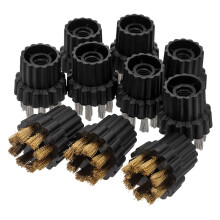 20 Pcs Replacement Brush Heads For Portable Steam Cleaners