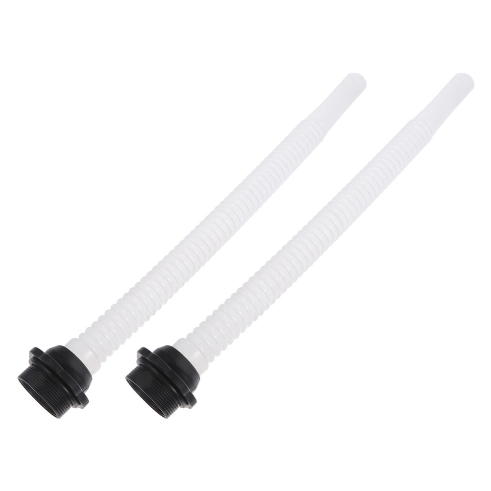 2Pcs Flexible Plastic Oil Tube With Spout For Gasoline Transfer 3352901682128