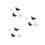 3 Sets 50Pcs Halloween Bat Finger Rings Luminous 4