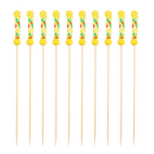 200Pcs Fruit Pick Party Food Beaded Cocktail Pick Accessory
