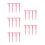 20 Pcs 15 Cm 6 Inch Plastic Caliper Precision Measuring Tool 6