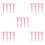 20 Pcs 15 Cm 6 Inch Plastic Caliper Precision Measuring Tool 8