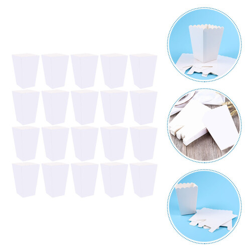 60Pcs Paper Popcorn Boxes Containers For Birthday Parties 2
