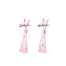 1 Pair Chinese Style Tassel Hair Clips New Year Bobby Pins For Kids