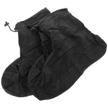 One Pair Xxl Nonslip Zipper Rain Shoe Covers For Adults