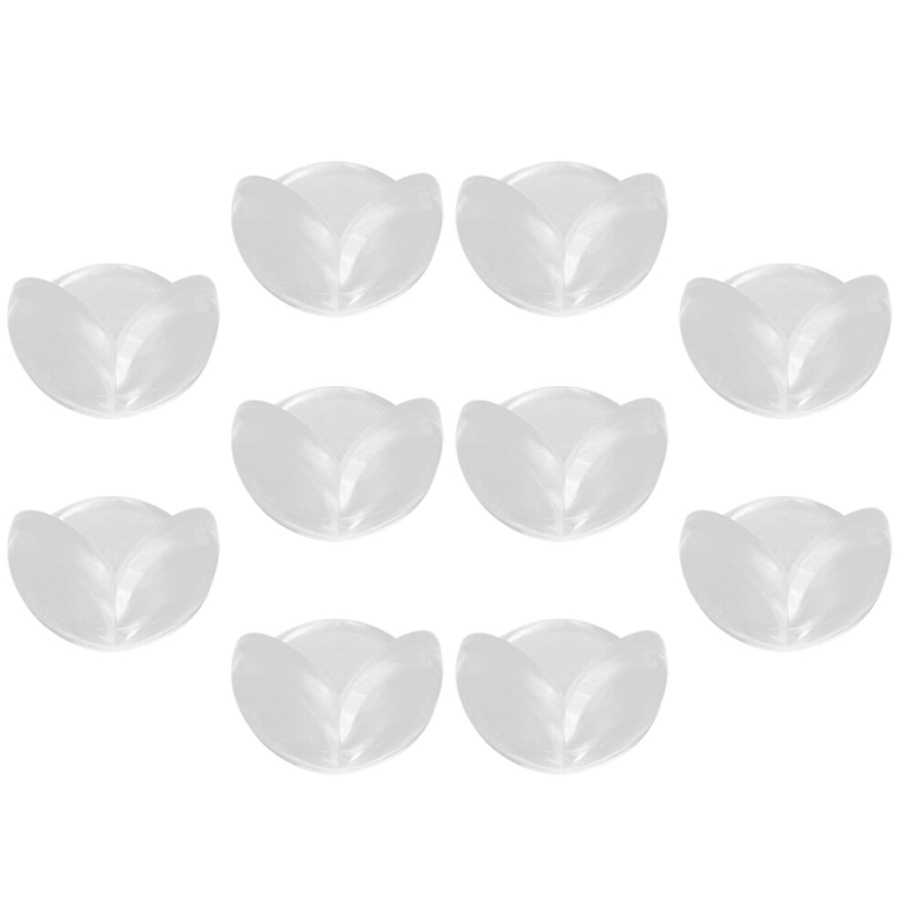 10Pcs Transparent Furniture Corner Protector Table Solustre