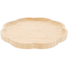 5Pcs Wooden Storage Tray Fruit Snack Plate Home Supply