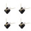 4 Sets Clock Mechanism Replacement DIY Long Shaft Motor Kit 6