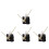 4 Sets Clock Mechanism Replacement DIY Long Shaft Motor Kit 5