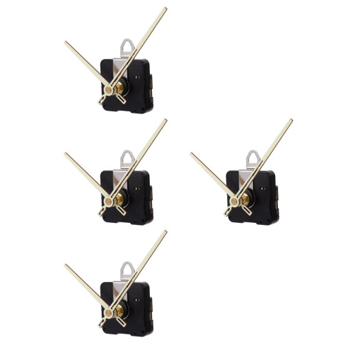 4 Sets Clock Mechanism Replacement DIY Long Shaft Motor Kit 2
