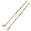 2Pcs Brass Incense Tool Kit Copper Spoon for Indoor Incense Use 11