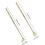 2Pcs Brass Incense Tool Kit Copper Spoon for Indoor Incense Use 2