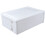 2 Pcs Plastic Storage Box Drawer Style Underwear Container White 8