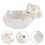 Ceramic Seasoning Plate Multi-Function Spice Tray Pickle Serving Dish 6