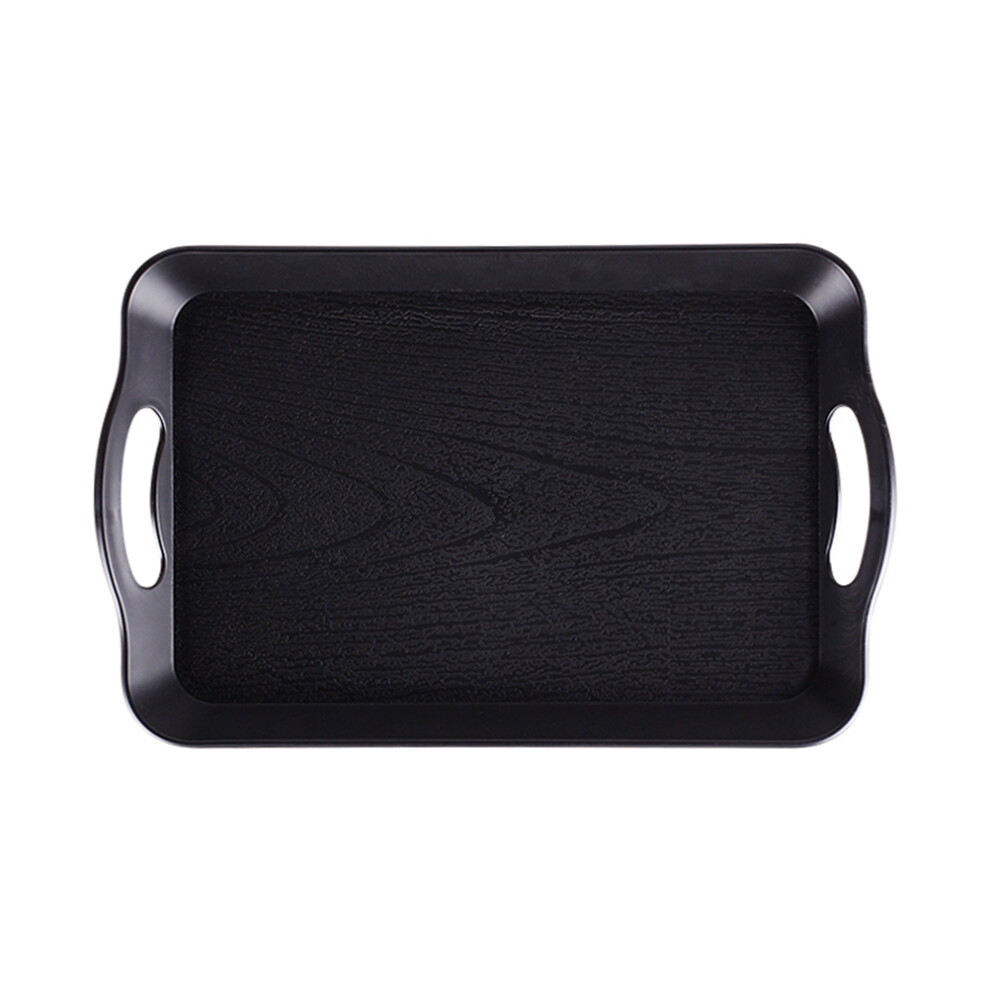 2Pcs Rectangular Serving Tray With Handle