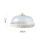 1Pc Ceramic Cake Plate With Transparent Lid White 2