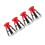 4Pcs Universal Pressure Cooker Steam Jigger Replacement Set Red 5
