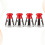 4Pcs Universal Pressure Cooker Steam Jigger Replacement Set Red 8