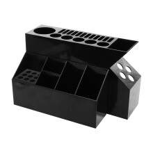1Pc Hair Scissor Comb Holder Hairdressing Tool Stand Black