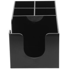 2Pcs Acrylic Coffee Station Organizer For Sugar Straw Cup Tea Bag