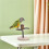 Portable Parrot Play Stand With Feeding Cup For Training And Play 3