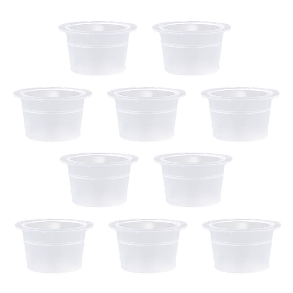 Ohphcall 500Pcs Disposable Caps For Eyelash Eyebrow Pigment