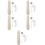 5Pcs Automatic Milk Frother Handheld Coffee Mixer Electric Tool 9