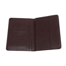 Coffee Pu Travel Passport Holder Multi Functional Wallet