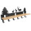 Wall Mounted Key Holder Set Modern Style Storage Organizer 5