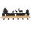 Wall Mounted Key Holder Set Modern Style Storage Organizer 8