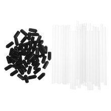120 Pcs Acrylic Incense Tube Holder With Lid For Sticks Beads Yoga Decor