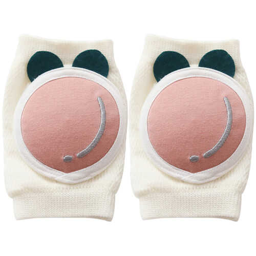 1 Pair Breathable Baby Knee Socks High Elastic Peach Pattern 1