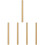 5 Pcs Copper Incense Tube Stick Holder Container 5