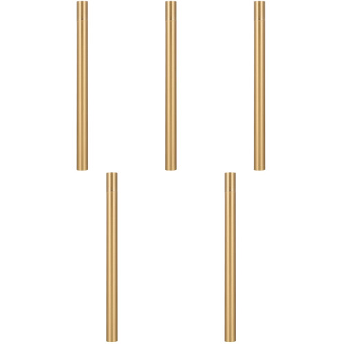 5 Pcs Copper Incense Tube Stick Holder Container 2