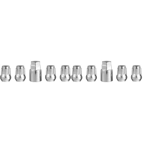 8 Pcs Universal Wheel Lock Lug Nuts Anti Theft With 1 Pc Sleeve 1