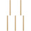 5 Pcs Copper Incense Tube Stick Holder Container 2