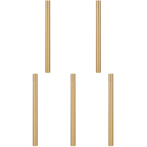 5 Pcs Copper Incense Tube Stick Holder Container 1