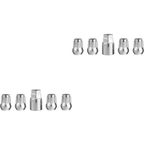 8 Pcs Universal Wheel Lock Lug Nuts Anti Theft With 1 Pc Sleeve 2
