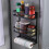 1 Pc Double-Layer Refrigerator Side Storage Rack For Home 7