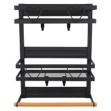 1 Pc Double-Layer Refrigerator Side Storage Rack For Home