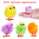 24Pcs Easter Chicks Mini Colorful Plush Fuzzy Decoration 6