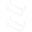 4 Pcs Extendable Pegboard Paper Towel Holders Hooks Hangers 5