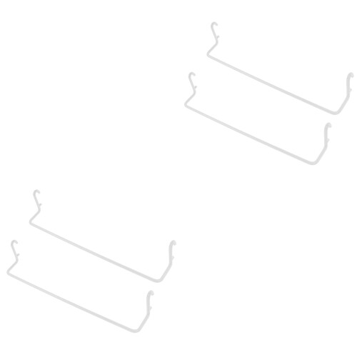 4 Pcs Extendable Pegboard Paper Towel Holders Hooks Hangers 2