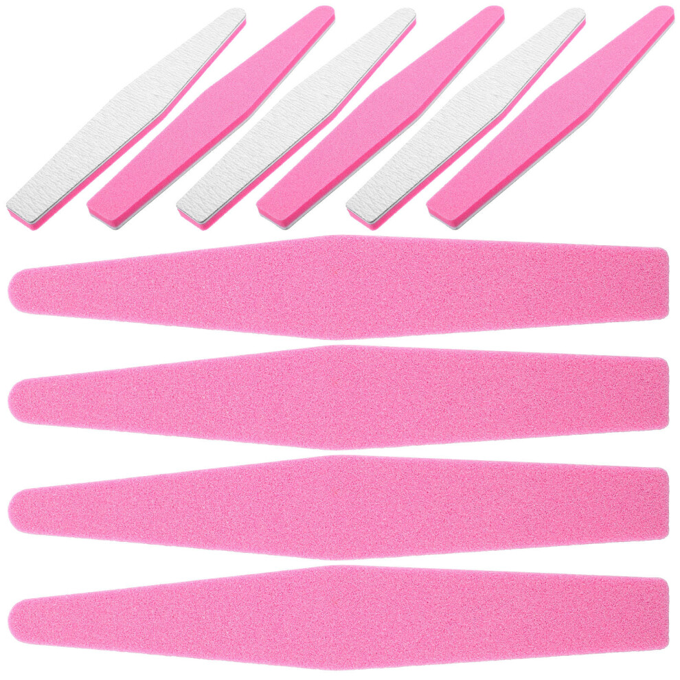 Ohphcall 10Pcs Manicure Files Nail Sanding And Polishing Strips Tools