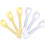 100 Pcs Transparent Plastic Spoons For Ice Cream Dessert 7