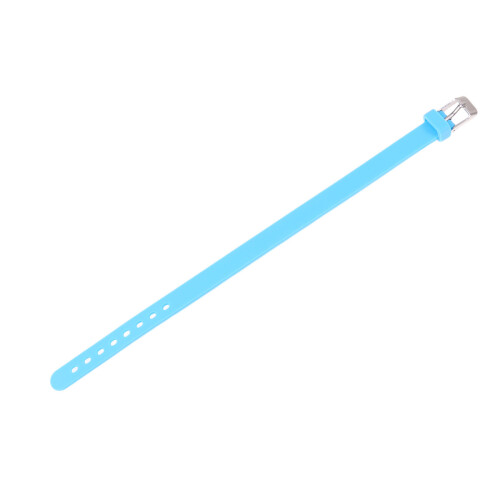 Solid Color Light Blue Silicone Wristband For Kids